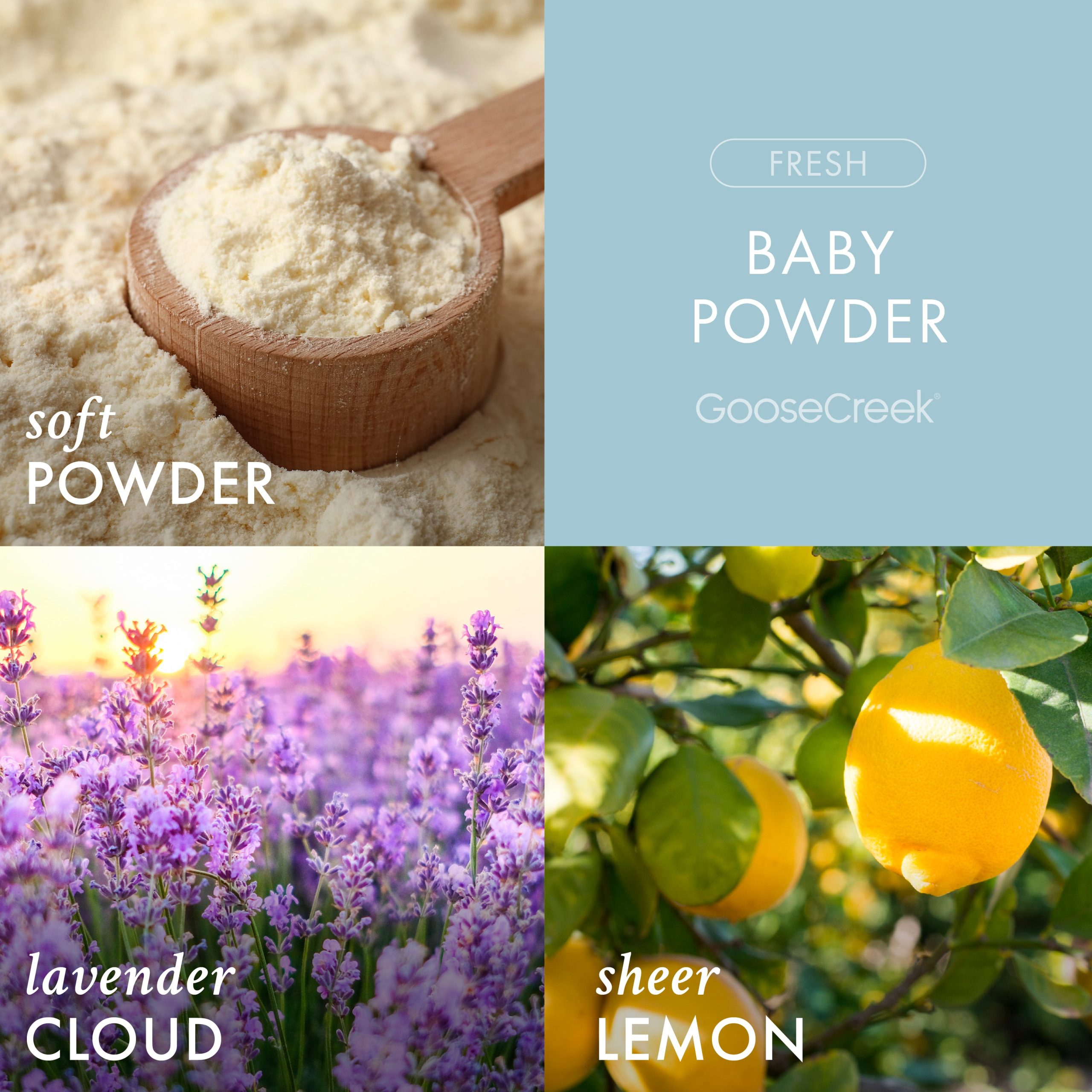 Baby Powder 3-Wick Candle - Image 2
