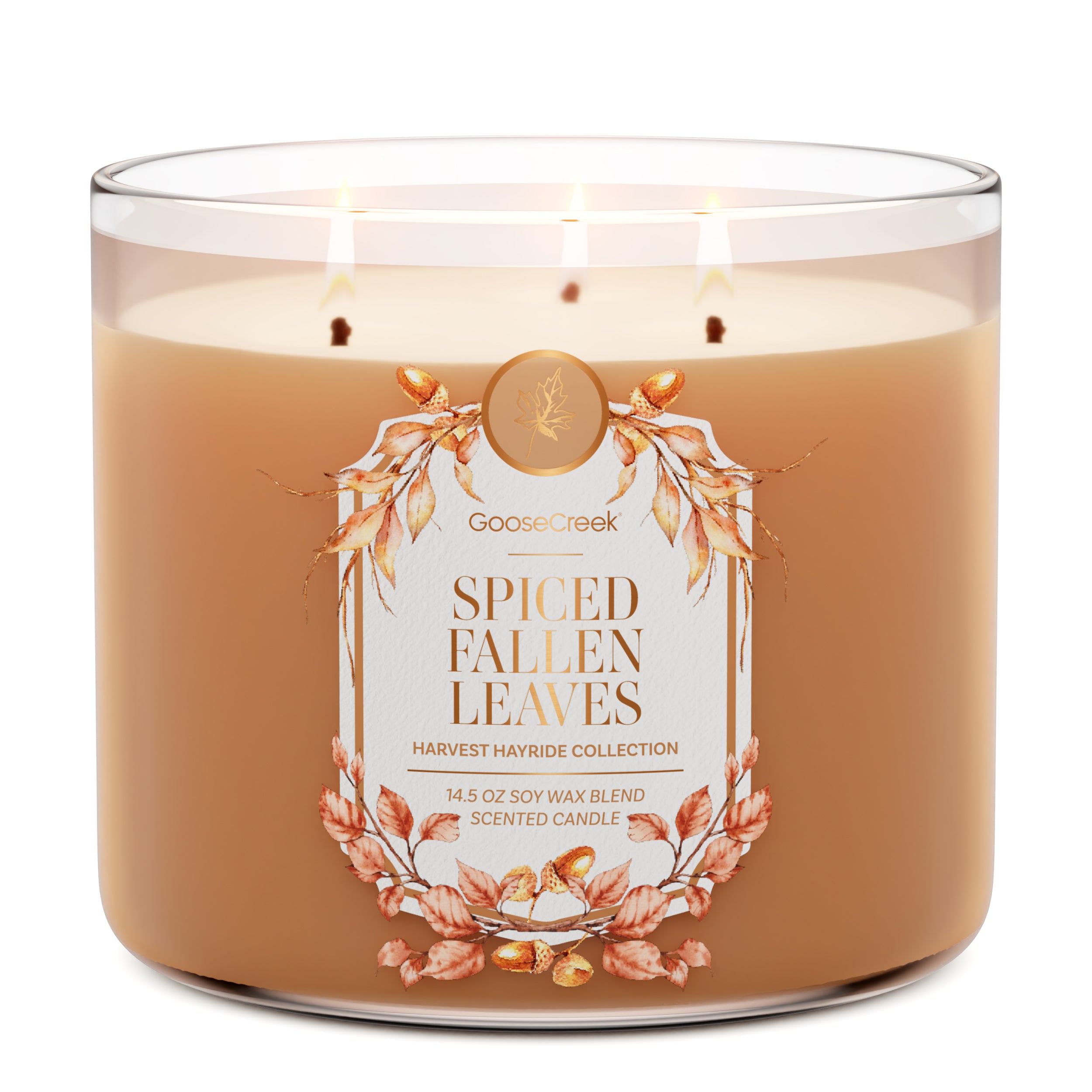 Spiced Fallen Leaves 3-Wick Candle